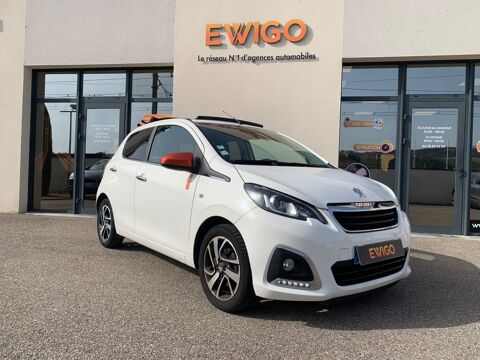 Peugeot 108 1.2 VTI 80CH ROLAND GARROS/ CAMERA / TOIT OUVRANT 2017 occasion Ampuis 69420