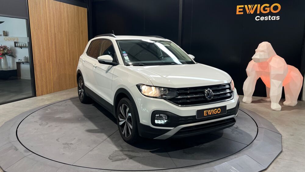 T-Cross 1.0 TSI 116 LOUNGE DSG BVA - CAMERA DE RECUL - CARPLAY 2019 occasion 33610 Cestas