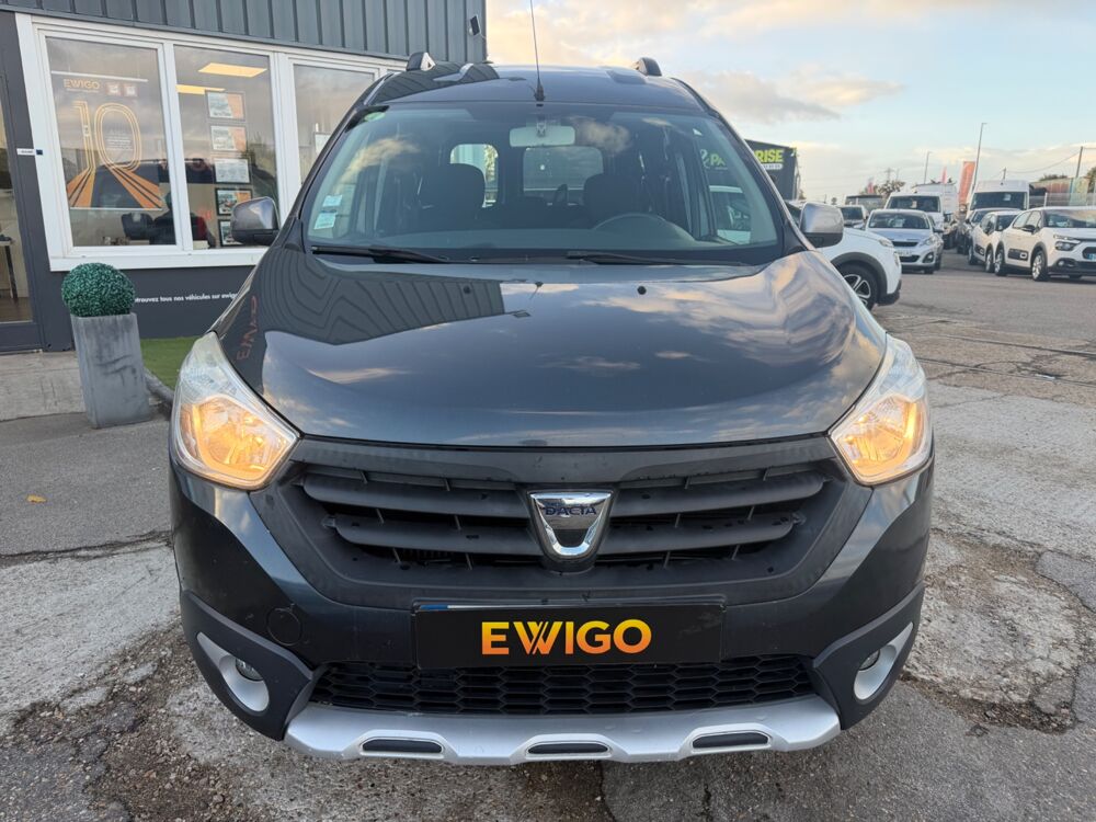 Dokker COMBI STEPWAY 1.5 DCI 90Ch - 1&Egrave;RE MAIN - CLIMATISATION - REG 2016 occasion 27000 &Eacute;vreux