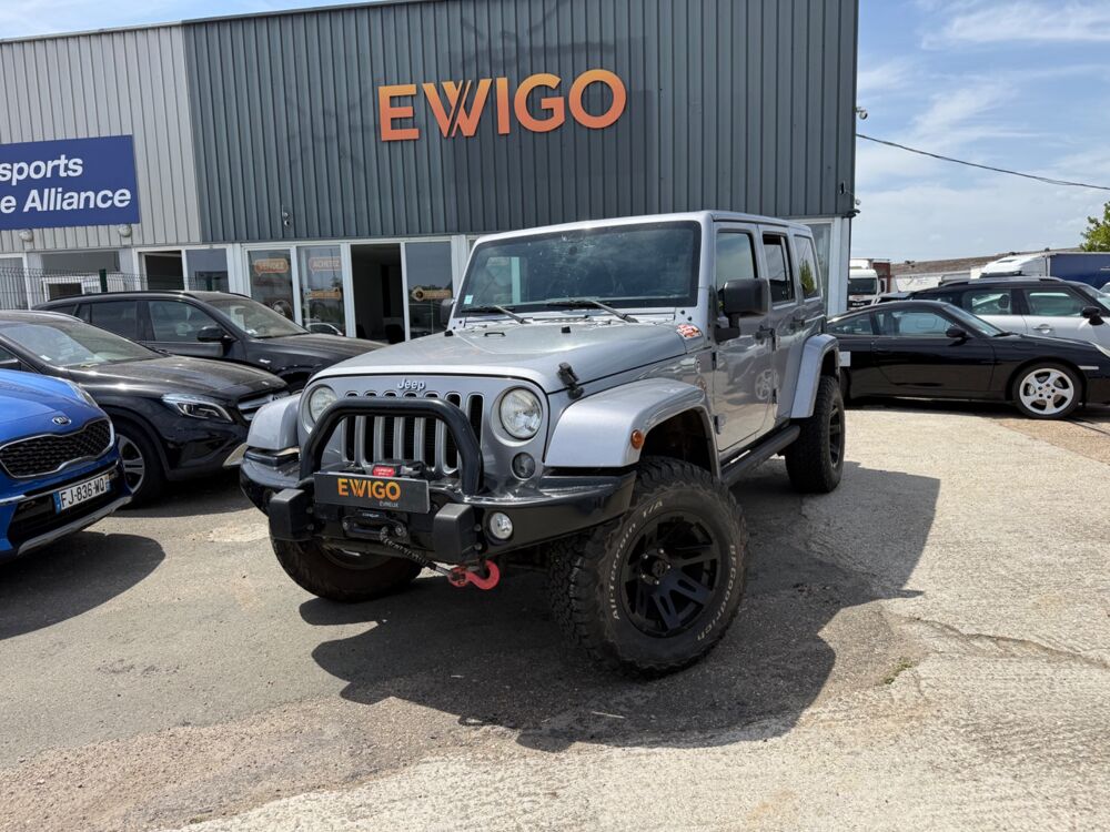 Wrangler 3.6 285CH UNLIMITED SAHARA-MARCHE PIED ELEC-LIGNE A CLAPET-T 2016 occasion 27000 &Eacute;vreux
