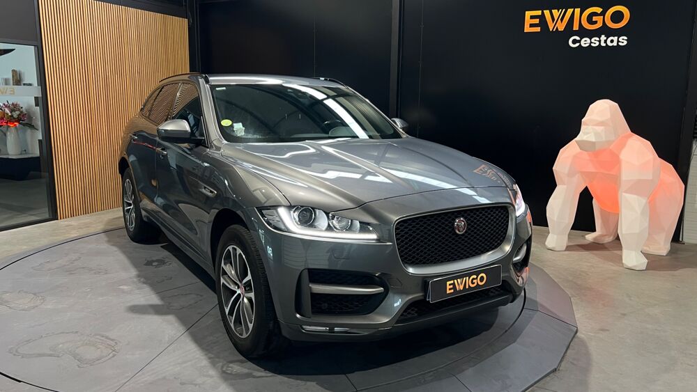 F-PACE 2.0 D 180 R-SPORT AWD BVA - ATTELAGE - SONORISATION MERIDIAN 2019 occasion 33610 Cestas