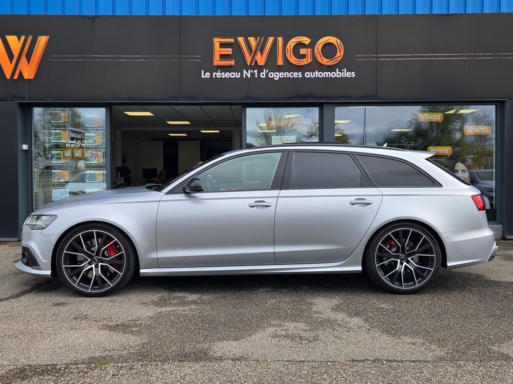 RS6 AVANT 4.0 TFSI 605 ch PERFORMANCE QUATTRO Gris Argent Fleure 2017 occasion 68170 Rixheim