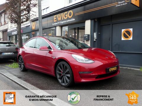 Tesla Model 3 ELECTRIC 490 75KWH PERFORMANCE 4WD BVA 2019 occasion Saint-Jean-du-Cardonnay 76150