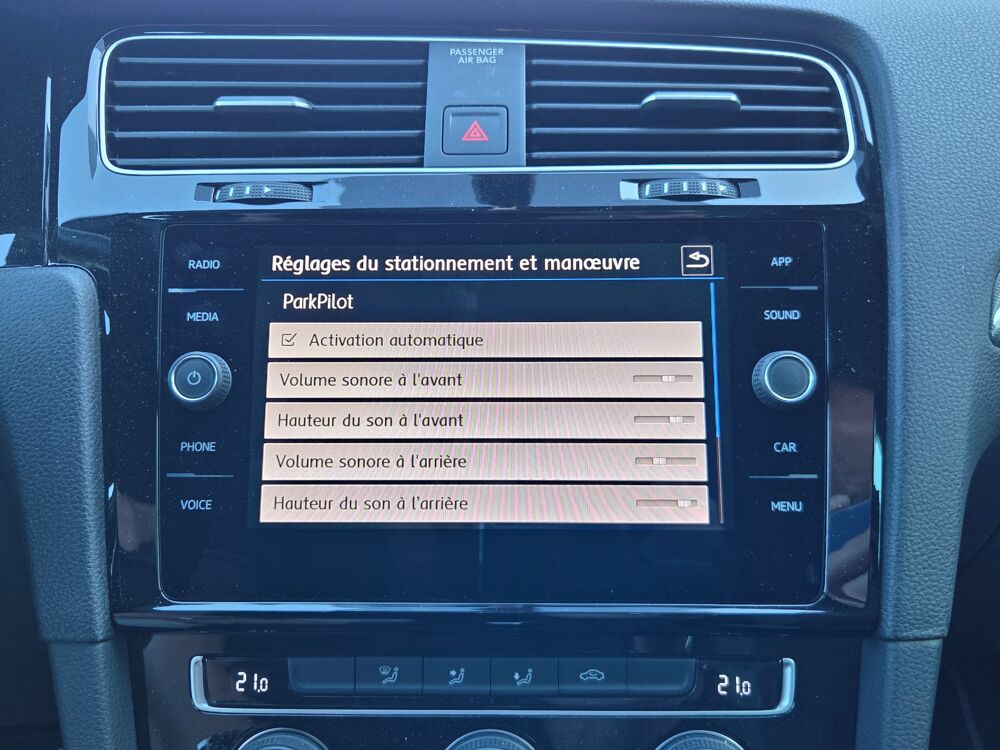 Golf 7 R Line 1.5 TSI 150 EVO CARAT DSG BVA 2020 occasion 68170 Rixheim