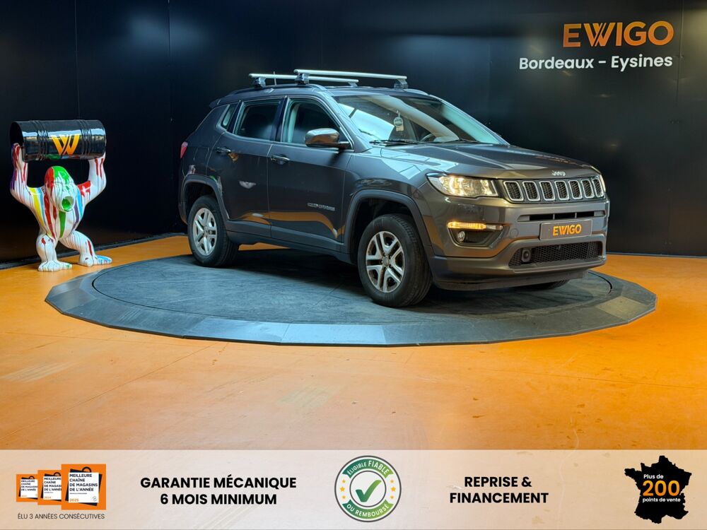 Compass 2.0 CRD T 140CH - COMPASS LONGITUDE MULTIJET 4X4 - FEUX AUTO 2018 occasion 33320 Eysines