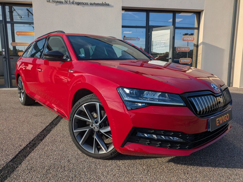 Superb Combi IV SPORTLINE 1.4 TSI 218CH DSG HYBRID Virtual Cockpit 2020 occasion 69420 Ampuis