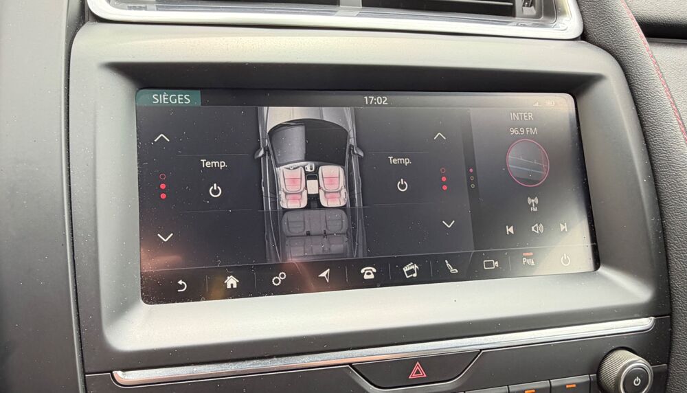 E-PACE 2.0 D180 10CV AWD R-DYNAMIC HSE + SI&Egrave;GES &Eacute;LECTIQUES/CHAUFFAN 2019 occasion 54000 Nancy