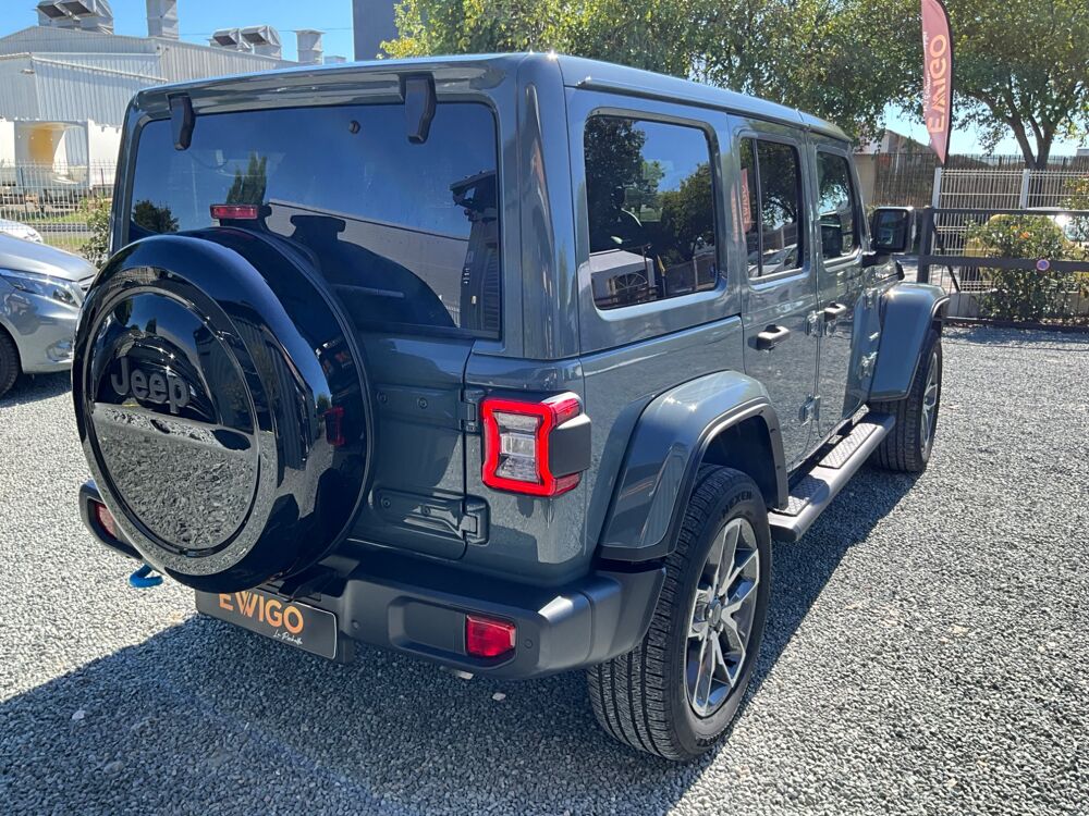 Wrangler 2.0 T 380H 270 4XE HYBRID PHEV UNLIMITED SAHARA AWD BVA 2024 occasion 17000 La Rochelle