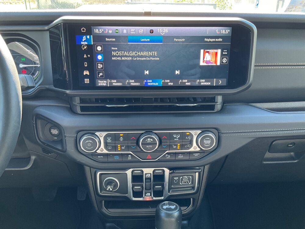 Wrangler 2.0 T 380H 270 4XE HYBRID PHEV UNLIMITED SAHARA AWD BVA 2024 occasion 17000 La Rochelle