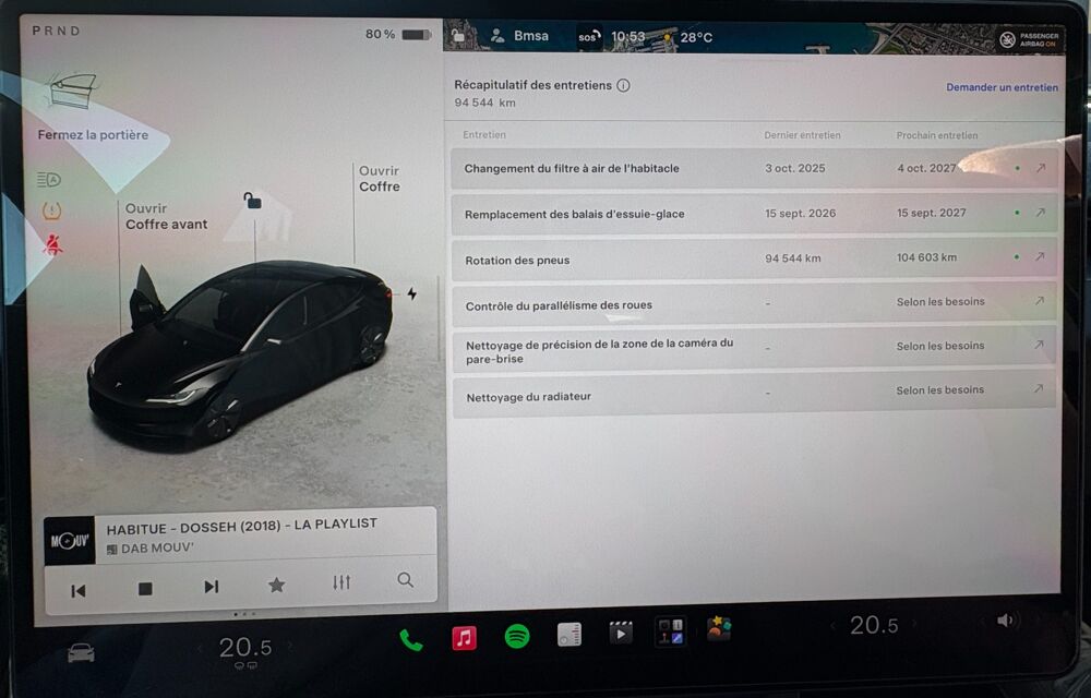 Model 3 ELECTRIC HIGHLAND 283CH 60kWh *ORIGINE FRANCE*TVA RECUPERABL 2024 occasion 13009 Marseille