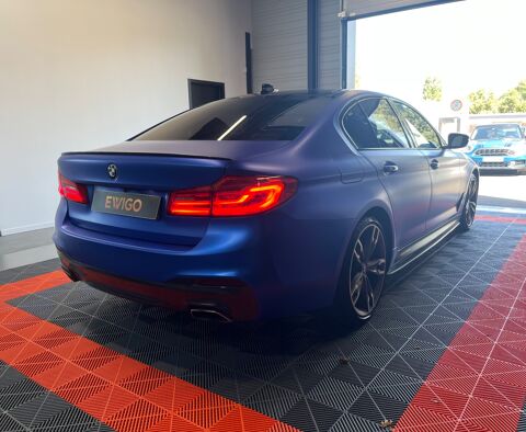 S&eacute;rie 5 3.0 540I 340CH PACK M XDRIVE COVERING/COULEUR D'ORIGINE BLEU 2018 occasion 33260 La Teste-de-Buch