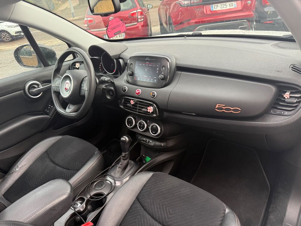 500 X 1.6 MJT 120 S-DESIGN 4X2 DCT BVA TOIT OUVRANT CARPLAY 2018 occasion 25000 Besan&ccedil;on