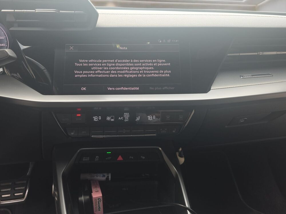 A3 SPORTBACK 1.4 40 TFSIE 204H 150 PHEV HYBRID 25.7KWH S-LINE S 2022 occasion 74600 Seynod