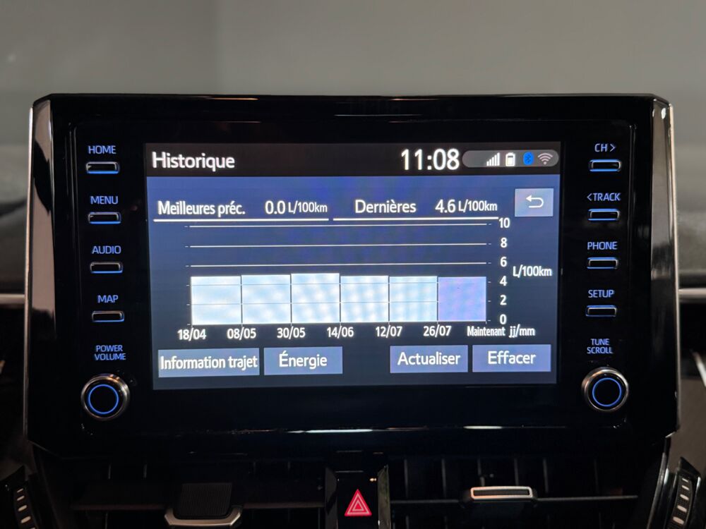 Corolla 1.8 DUAL-VVTI 122CH CVT / CAM&Eacute;RA DE RECUL / R&Eacute;GULATEUR / SI&Egrave; 2020 occasion 29000 Quimper