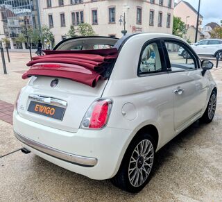 500 C 0.9 TWINAIR 85ch LOUNGE - RADAR AR CAPOTE ROUGE - ENTRETIEN 2014 occasion 57600 Forbach