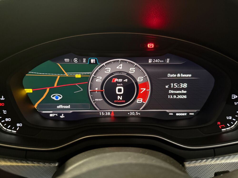 RS4 AVANT 2.9 TFSI 450ch QUATTRO + FREINS C&Eacute;RAMIQUE + PACK CARBO 2019 occasion 81990 Puygouzon