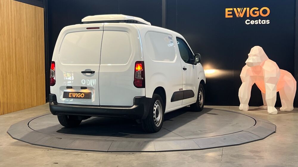 Berlingo FOURGON 1.6 BLUEHDI 100 Ch BVM5 FRIGORIFIQUE - TVA RECUPERAB 2019 occasion 33610 Cestas