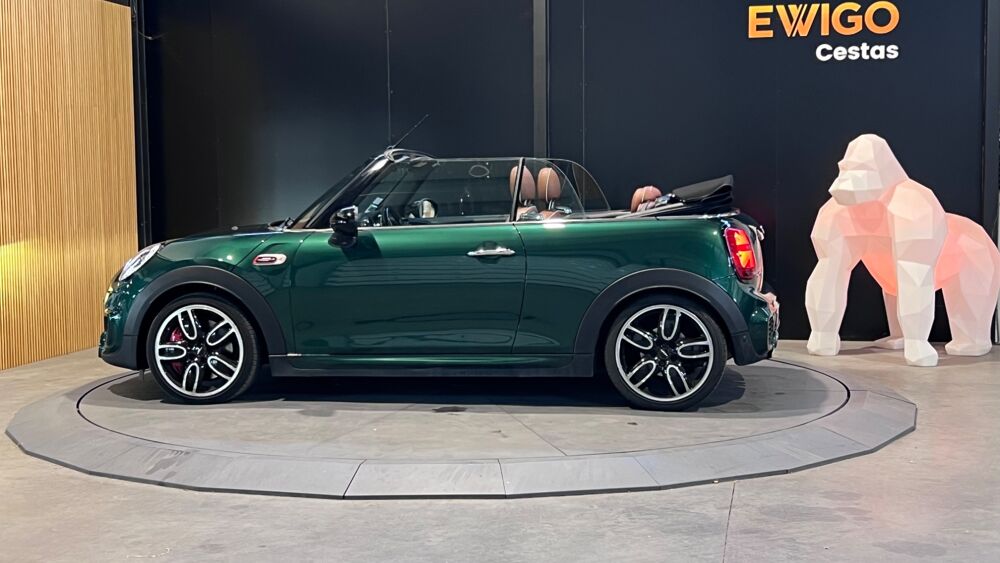 Cooper CABRIOLET 2.0 231 JOHN COOPER WORKS BVA - SELLERIE CUIR CAME 2016 occasion 33610 Cestas