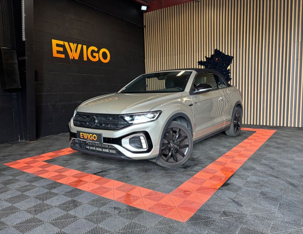 T-ROC CABRIOLET 1.5 TSI R-line 150 Ch - Cam&eacute;ra de recul - Attelage 2022 occasion 44220 Cou&euml;ron