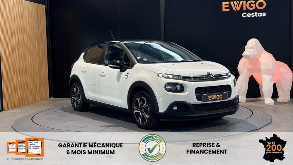 C3 GENERATION-III 1.2 82Ch - 1ERE MAIN - SUIVI CITROEN - CARPLA 2018 occasion 33610 Cestas