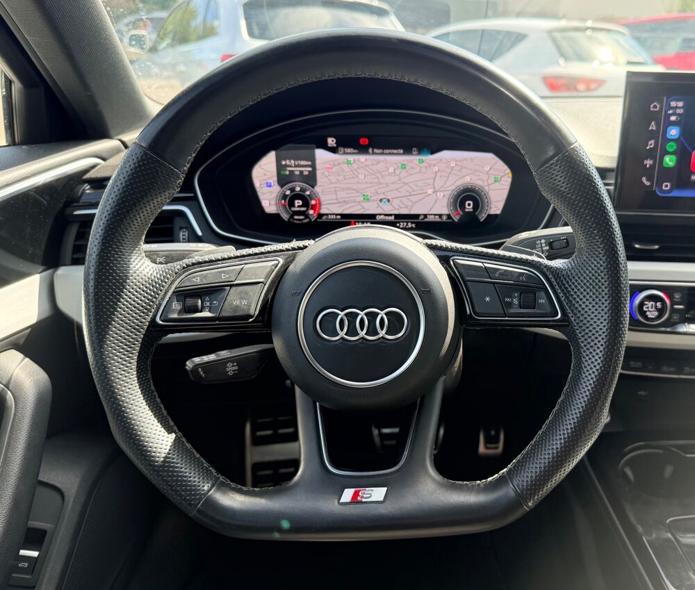 A4 AVANT 2.0 40 TDI 204ch HYBRID MHEV S-LINE QUATTRO S-TRONIC B 2021 occasion 25000 Besan&ccedil;on