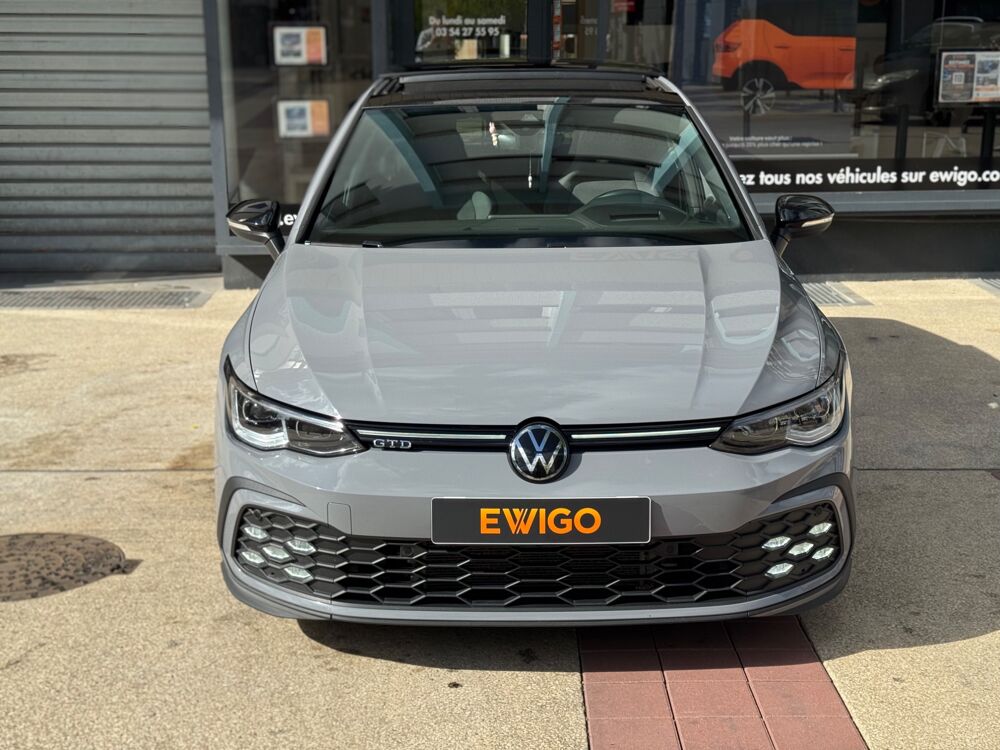 Golf 2.0 TDI 200CH SCR GTD DSG 7 - ENTRETIEN VW - TOIT OUVRANT - 2022 occasion 57600 Forbach