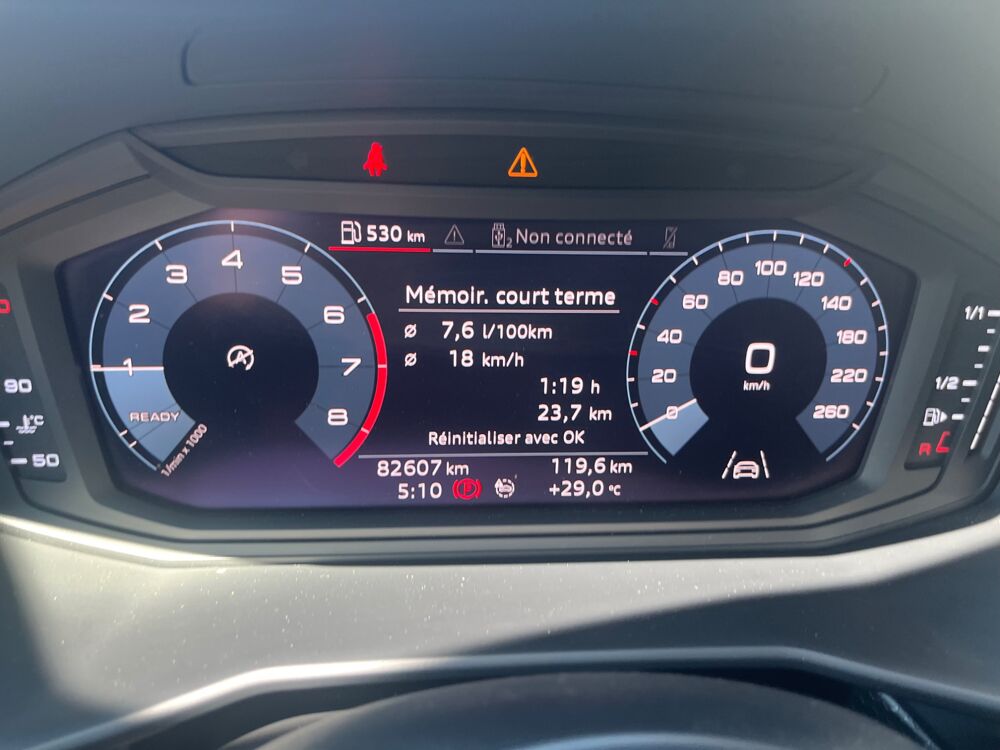 A1 SPORTBACK 1L 25 TFSI 95ch ADVANCED - APPLE CARPLAY + RADARS 2020 occasion 38420 Le Versoud