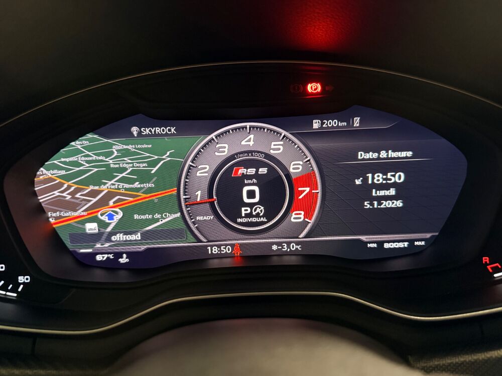 RS5 SPORTBACK 2.9 TFSI 450 Ch QUATTRO - ORIGINE FRANCE - T/O - B 2019 occasion 79000 Niort
