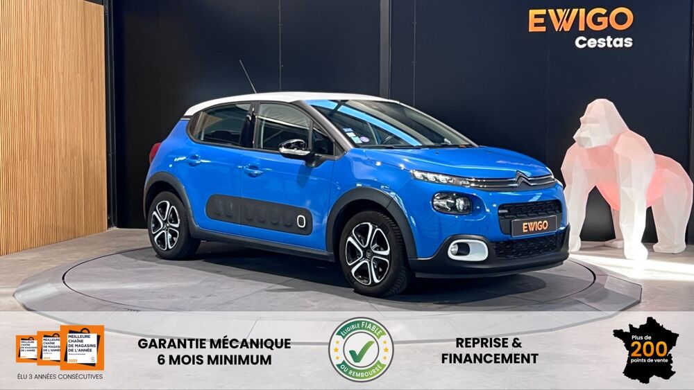 C3 GENERATION-III 1.2 82ch SHINE - DISTRIBUTION OK - CAMERA DE 2017 occasion 33610 Cestas