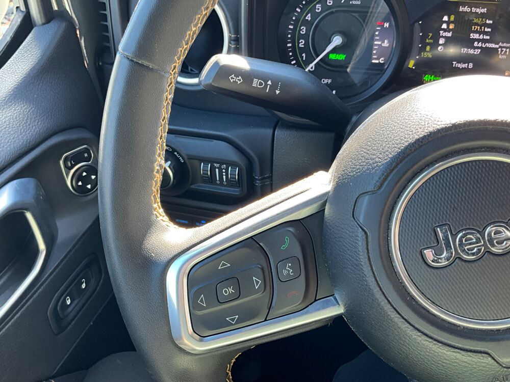 Wrangler 2.0 T 380H 270 4XE HYBRID PHEV UNLIMITED SAHARA AWD BVA 2024 occasion 17000 La Rochelle