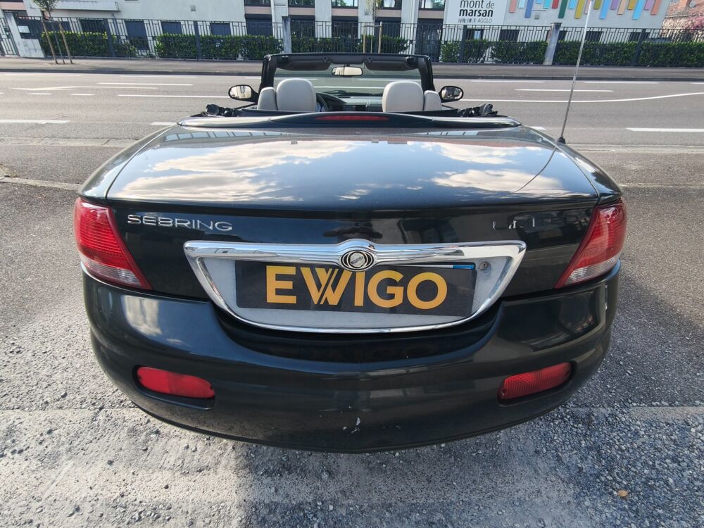 Sebring CABRIOLET 2.7 V6 200 CH LIMITED BVA / BLUETOOTH 2005 occasion 40000 Mont-de-Marsan