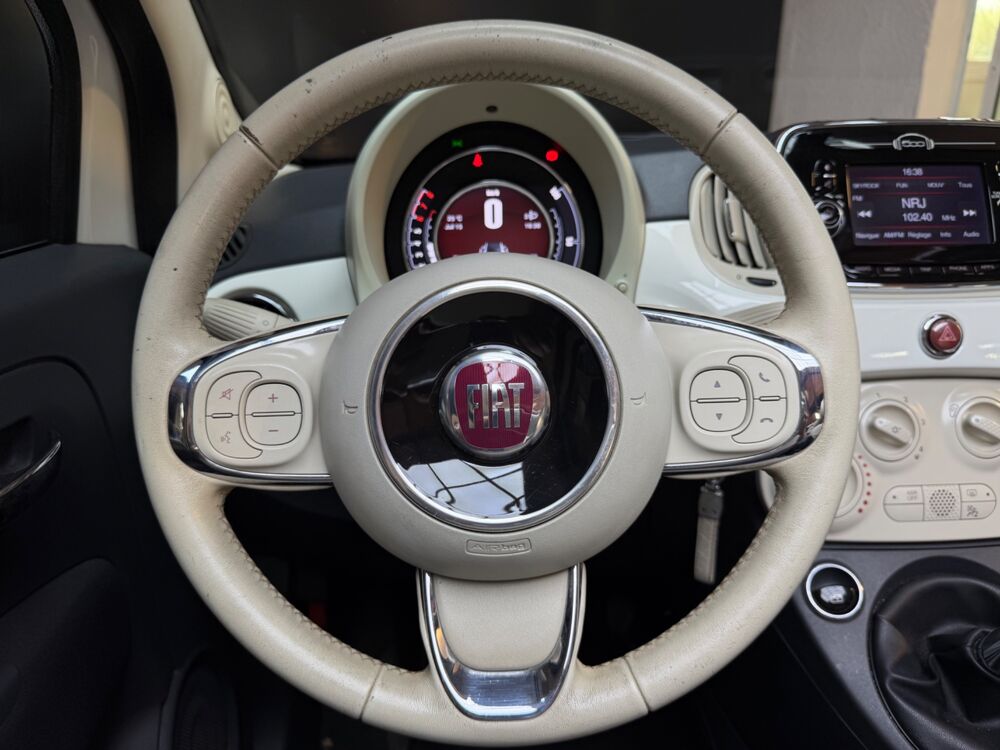 500 CABRIOLET 1.2 FINITION LOUNGE - RADAR DE RECUL - CLIMATISATI 2017 occasion 33320 Eysines