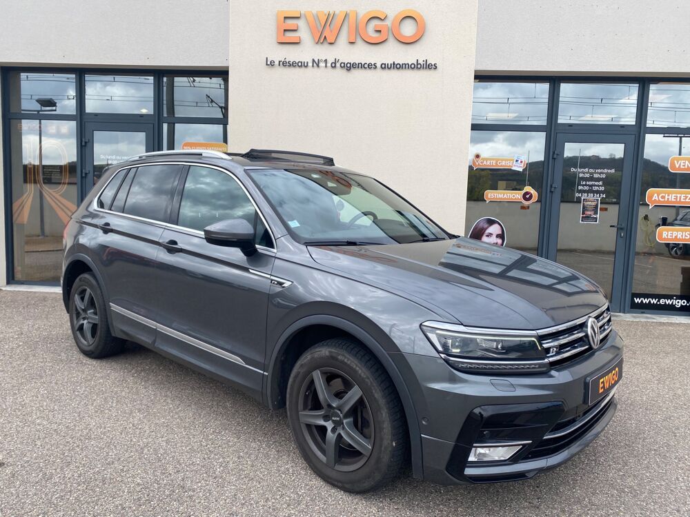 Tiguan 2.0 TDI 190ch BLACK R-LINE 4MOTION DSG7 - Jantes hiver + Jan 2017 occasion 69420 Ampuis