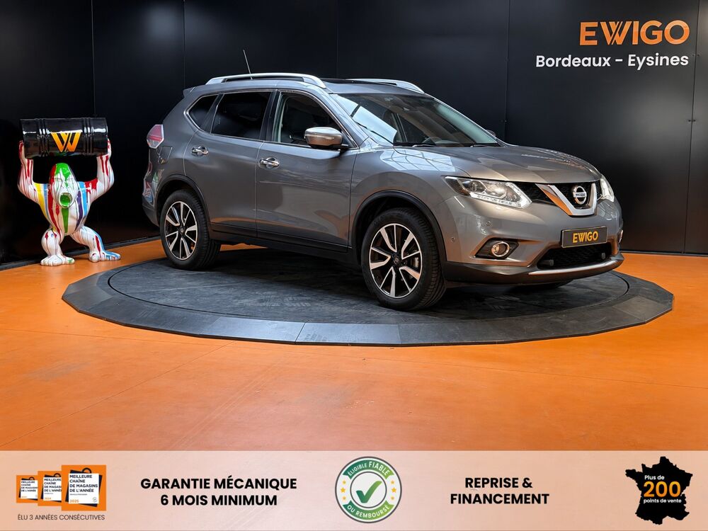 X-Trail 1.6 DCI 130 TEKNA 2WD X-TRONIC BVA – TOIT PANO – CUIR – CAM&Eacute; 2018 occasion 33320 Eysines