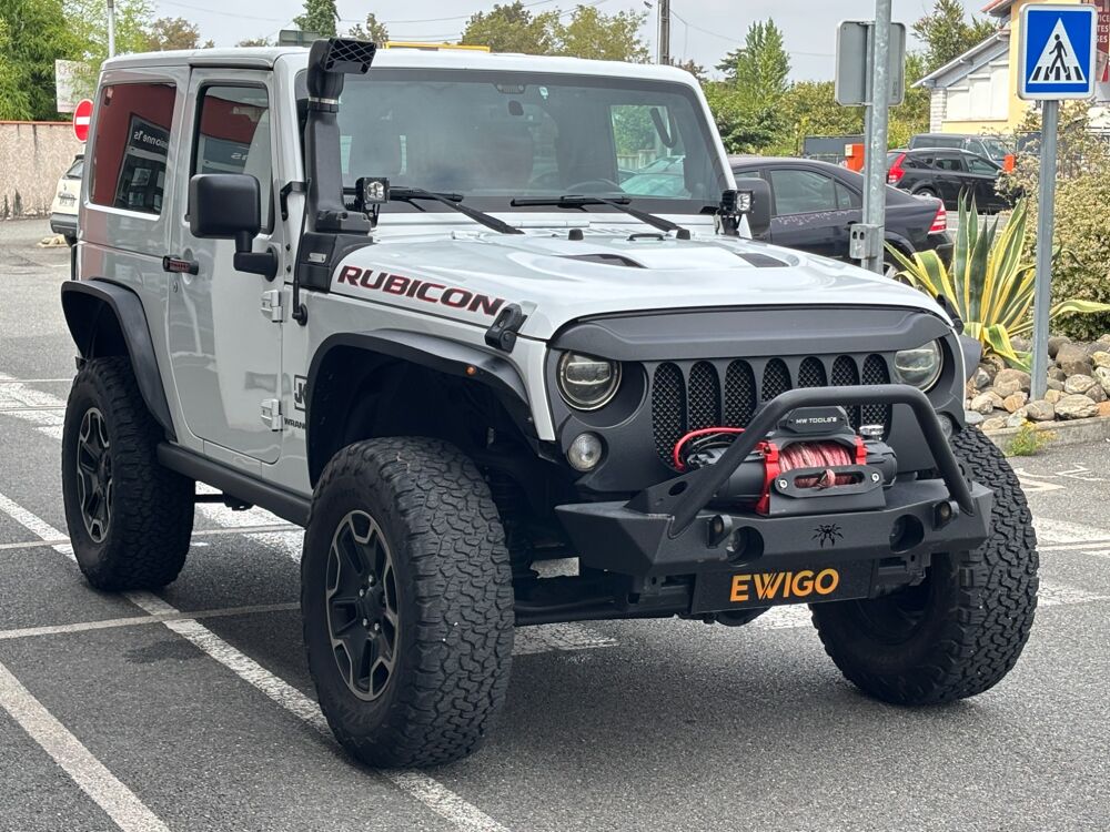 Wrangler 3.6 V6 285 ch RUBICON AWD ETHANOL ET PEDALBOX 2014 occasion 64320 Idron