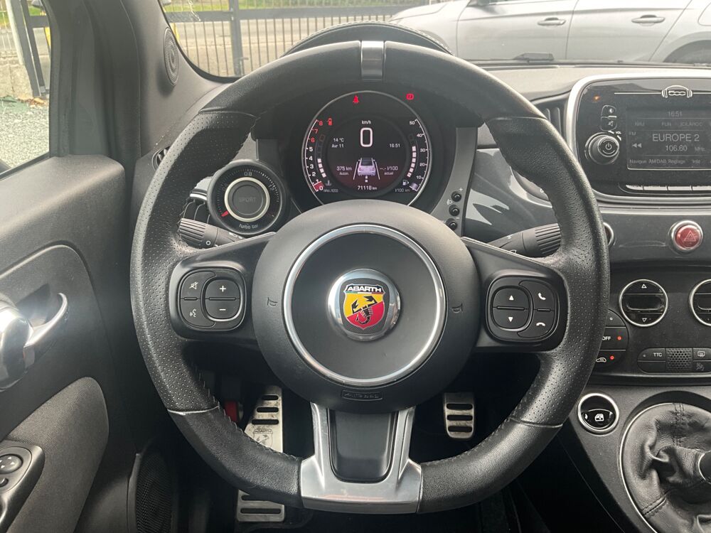 500 CABRIOLET 595 1.4 T 145 TURISMO / NAVIGATION / BLUETOOTH 2019 occasion 17000 La Rochelle