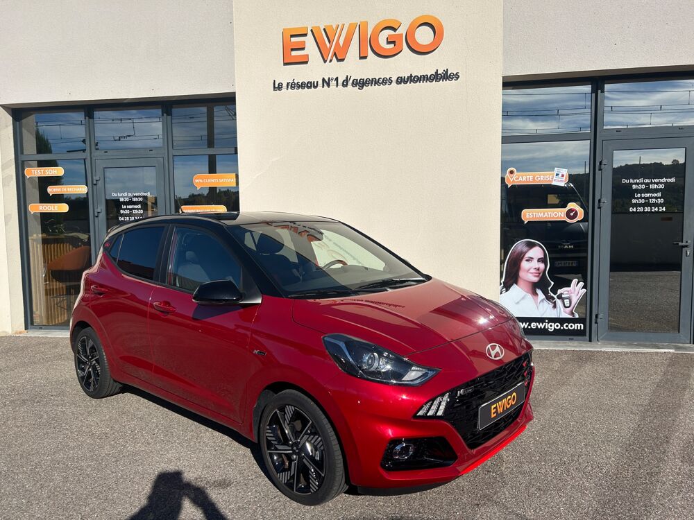 i10 1.2 MPI 85 GARANTIE Hyundai 2030 Entretien constructeur 2025 occasion 69420 Ampuis