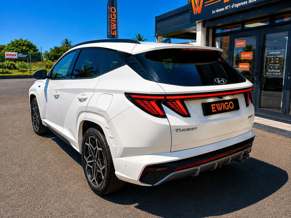 Tucson 1.6 T-GDI 265 CH PHEV HYBRID N-LINE + CAMERA DE RECUL + TOIT 2022 occasion 97410 Saint-Pierre