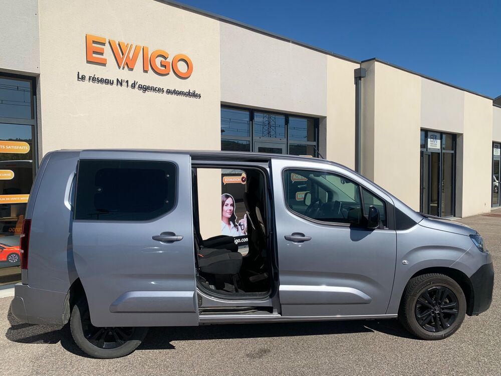 Berlingo VAN CABINE APPROFONDIE R&eacute;tractable 1.5 BLUEHDI 130ch/ Prix 2024 occasion 69420 Ampuis