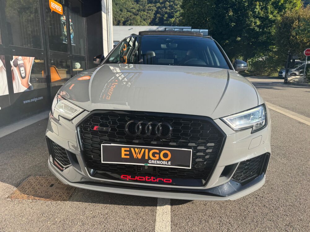 RS3 SPORTBACK 2.5L TFSI 400ch QUATTRO - PAS DE MALUS - TOIT OUVR 2019 occasion 38420 Le Versoud