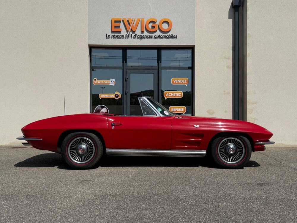 Corvette STING RAY CABRIOLET V8 327ci BOITE MANUELLE 4 1964 occasion 69420 Ampuis