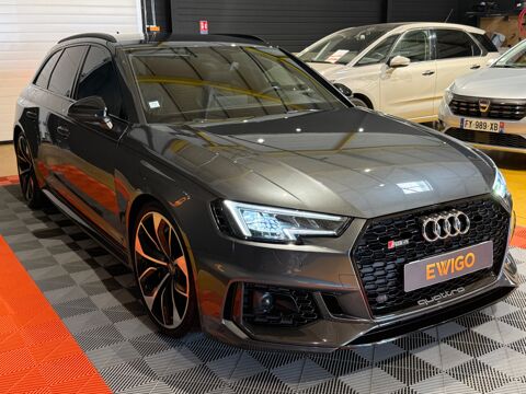 RS4 AVANT 2.9 TFSI 450ch QUATTRO + FREINS C&Eacute;RAMIQUE + PACK CARBO 2019 occasion 81990 Puygouzon
