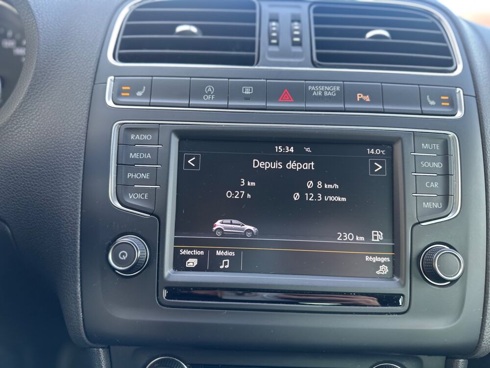 Polo 1.2 TSI 90CH DISTRIBUTION NEUVE CAMERA DE RECUL 2016 occasion 25000 Besan&ccedil;on