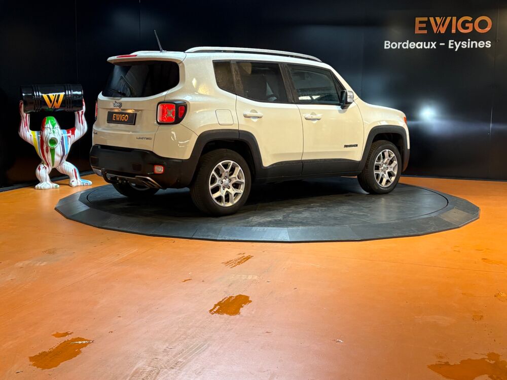 Renegade LIMITED 4X4 2.0 CRD 140CH BVA9 // TOIT OUVRANT // DISTRIBUT 2016 occasion 33320 Eysines