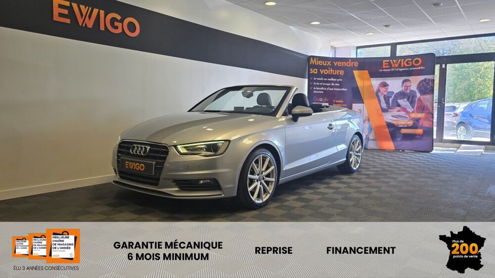 A3 CABRIOLET 2.0 TDI 150 AMBITION LUXE S-TRONIC BVA 2014 occasion 21850 Saint-Apollinaire