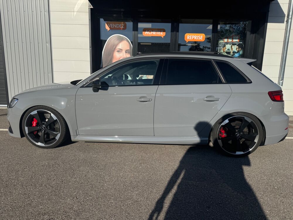 RS3 SPORTBACK 2.5L TFSI 400ch QUATTRO - PAS DE MALUS - TOIT OUVR 2019 occasion 38420 Le Versoud