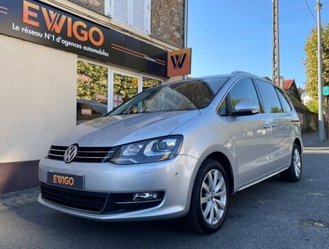 Volkswagen Sharan 2.0 TDI 150Ch CARAT / 7 PL / TOIT OUVRANT / SIEGES CUIR ELEC 2016 occasion Palaiseau 91120