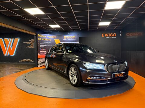 BMW S&eacute;rie 7 3.0 730 D 265 EXCLUSIVE XDRIVE BVA // 2E MAIN // CAM&Eacute;RA 360 2016 occasion Nantes 44300