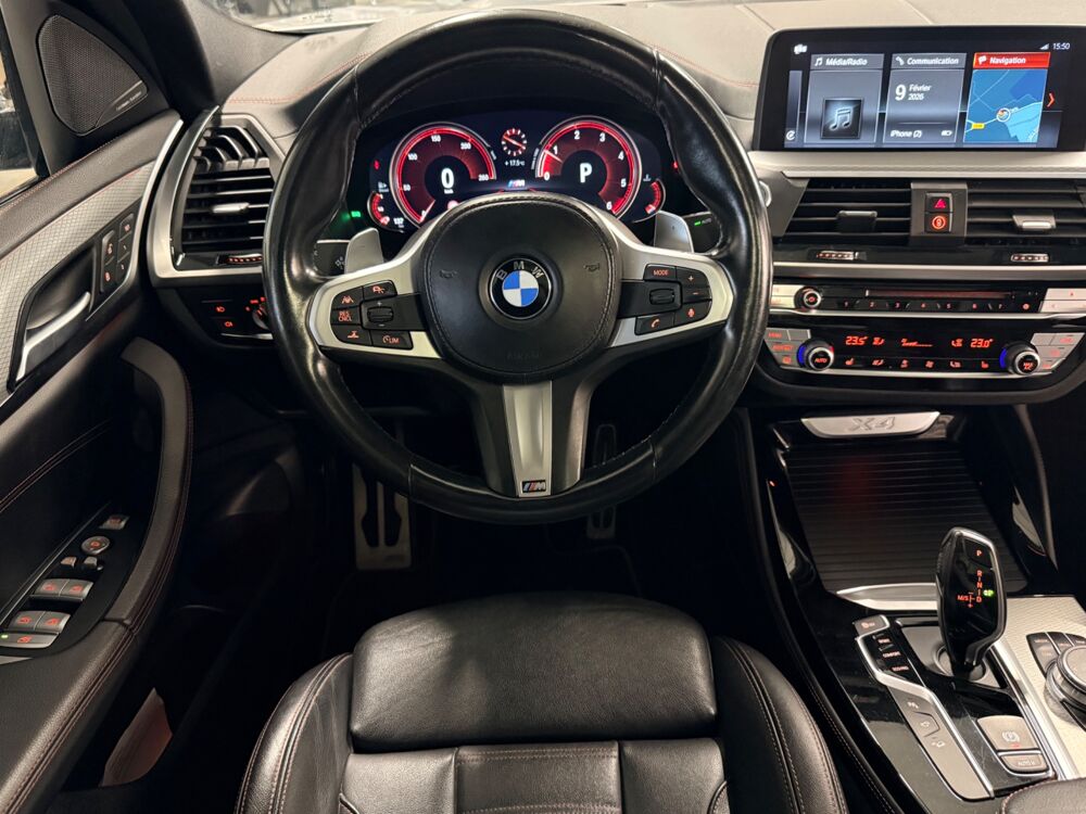 X4 2.0 D 190 Ch M-SPORT XDRIVE BVA - T/O - HK - APPLE CARPLAY - 2018 occasion 79000 Niort