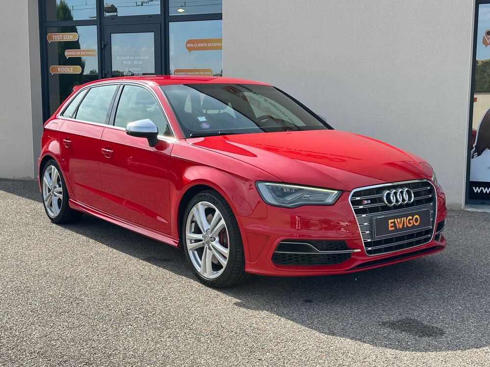 S3 SPORTBACK 2.0 TFSI 300ch QUATTRO S-TRONIC BANG & OLUFSEN - S 2014 occasion 69420 Ampuis